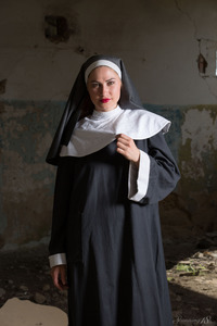 Playful nun