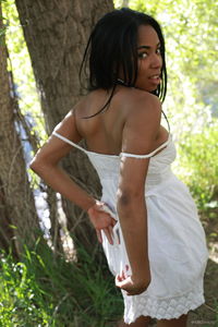 Erotic Ebony Outdoor Naked