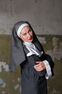 Playful nun