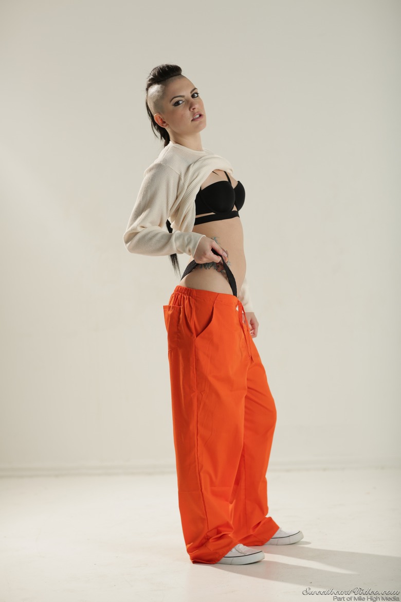 Wild Babe Rachael Madori Strips In The Studio