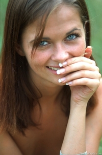 Barbara nude in nature