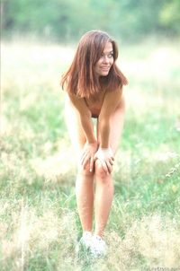 Barbara nude in nature