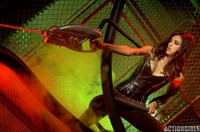 Sexy redlaser girl from planet Venus